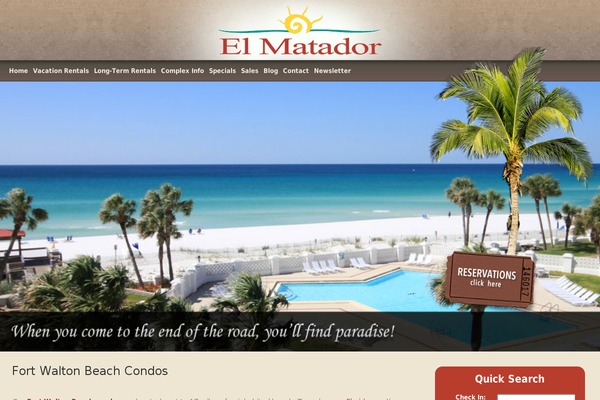 elmatador-rentals.com site used Q4fw-theme