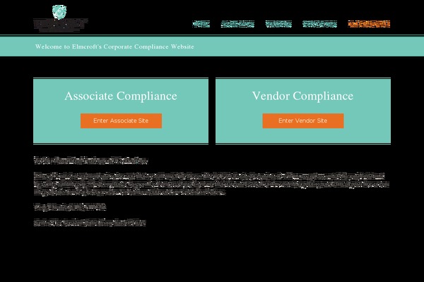 elmcroftcompliance.com site used Compliance