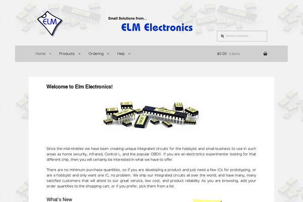 elmelectronics.com site used Storefront-child-elm