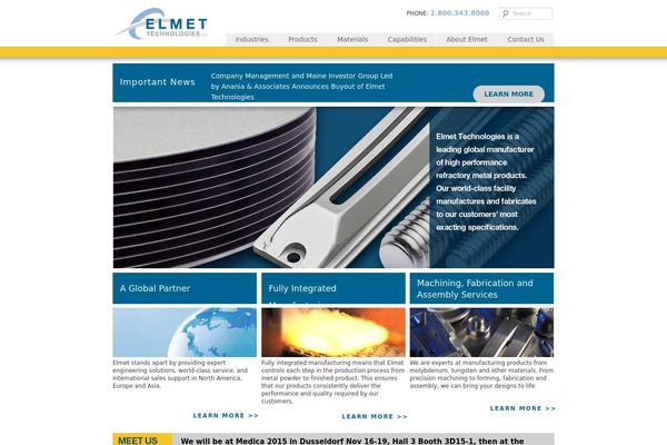 elmettechnologies.com site used Elmet