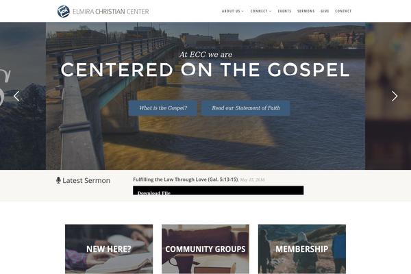 NativeChurch theme site design template sample