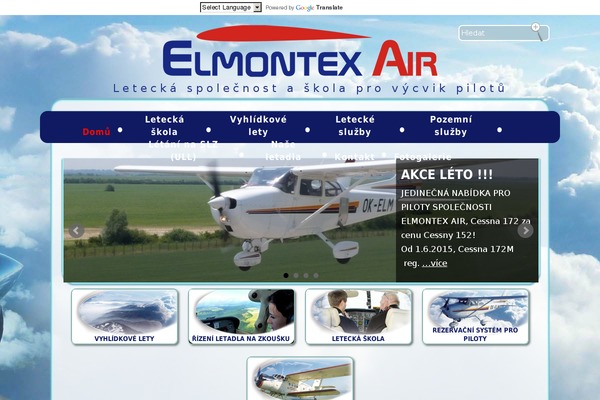 elmontexair.cz site used Elmontex