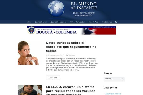 Impreza Child theme site design template sample