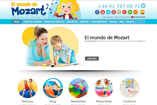 elmundodemozart.com site used Mozart