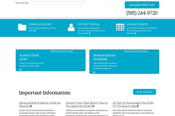 WordPress website example screenshot