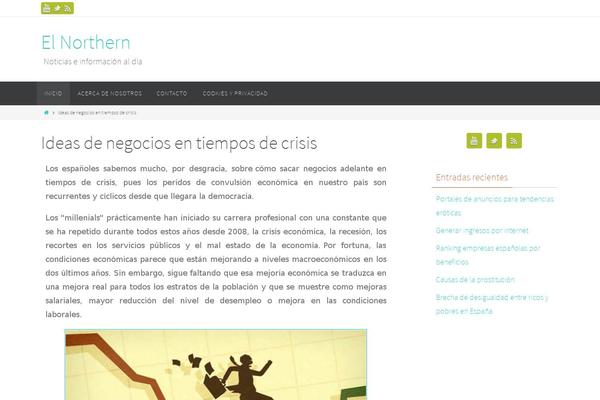 WordPress website example screenshot