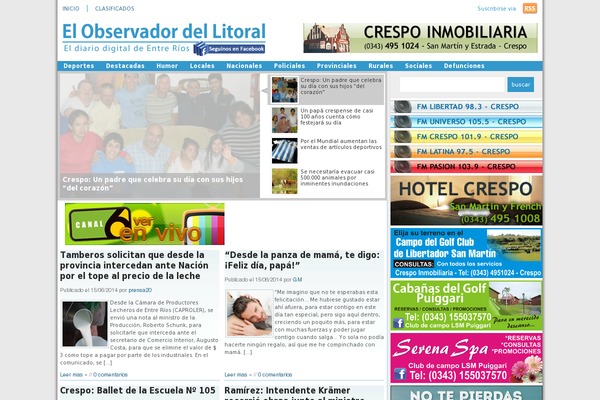 elobservadordellitoral.com site used Elobservador