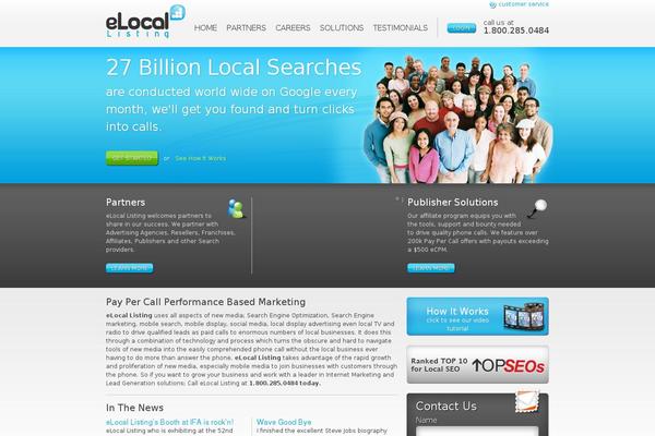 elocal theme websites examples