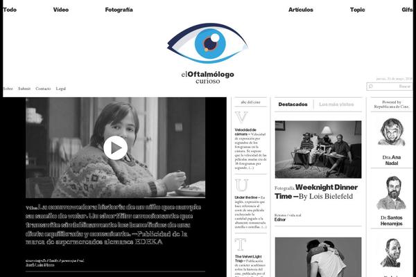 eloftalmologocurioso WordPress theme, websites list used eloftalmologocurioso theme eloftalmologocurioso theme websites examples