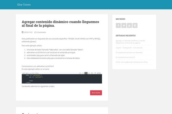 eloytorres.com site used Sparkling