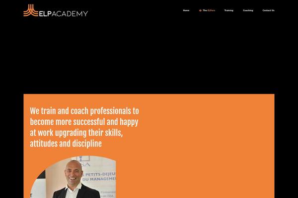 Coaching theme site design template sample