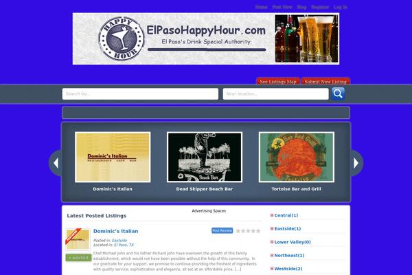 Buzzler theme site design template sample