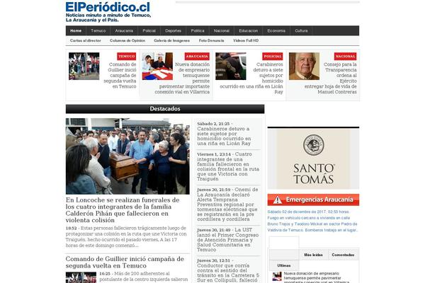 elperiodico.cl site used Eptheme2_dev_skimbio