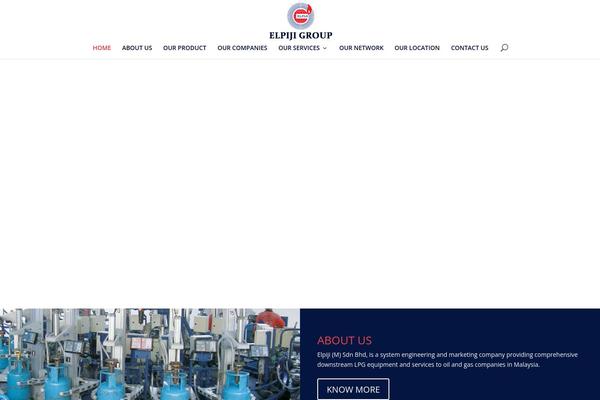 WordPress website example screenshot