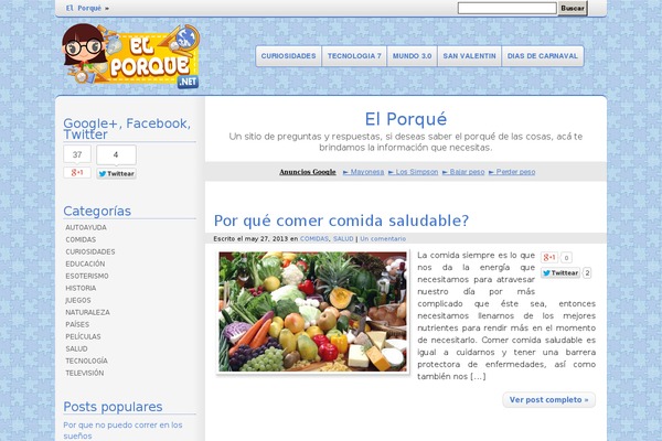 elporque.net site used Finished
