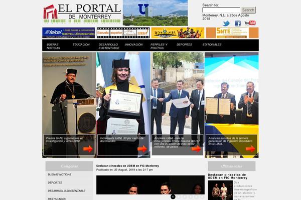 elportaldemonterrey.com site used Portalmty