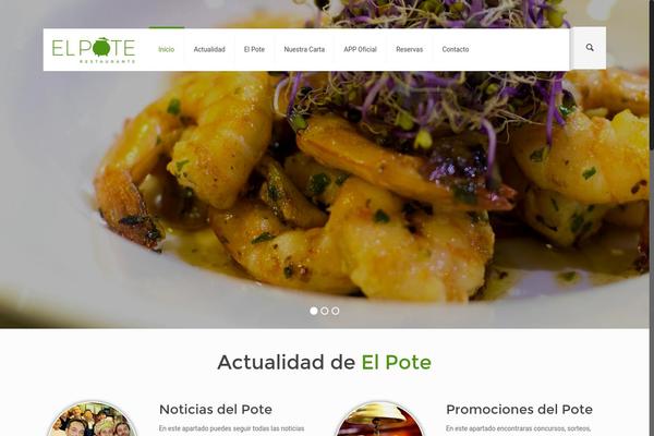 WordPress website example screenshot