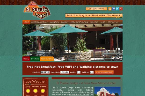 elpueblolodge.com site used Elpueblolodge