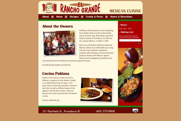 elrancho theme websites examples