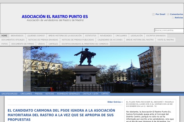 WordPress website example screenshot