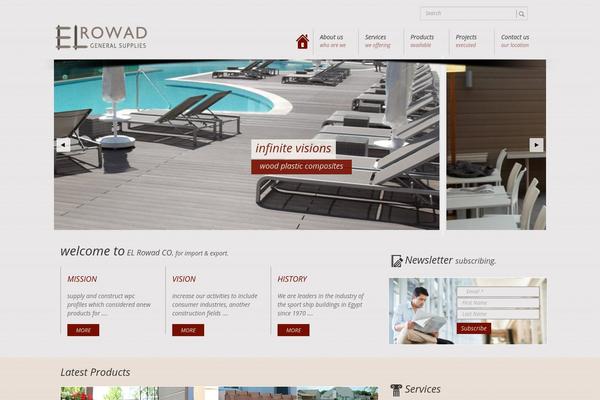 rowad theme websites examples