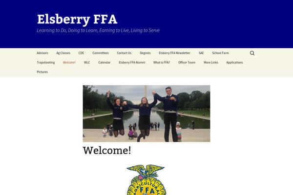 WordPress website example screenshot