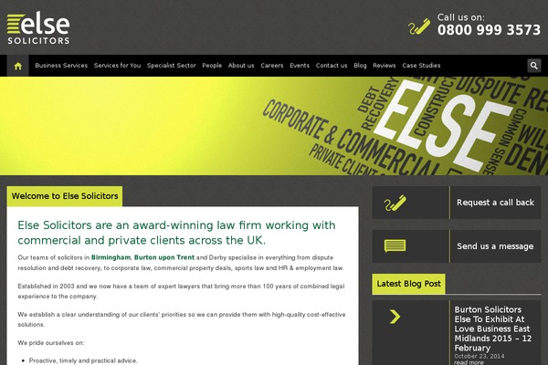 elselaw.co.uk site used Revolution