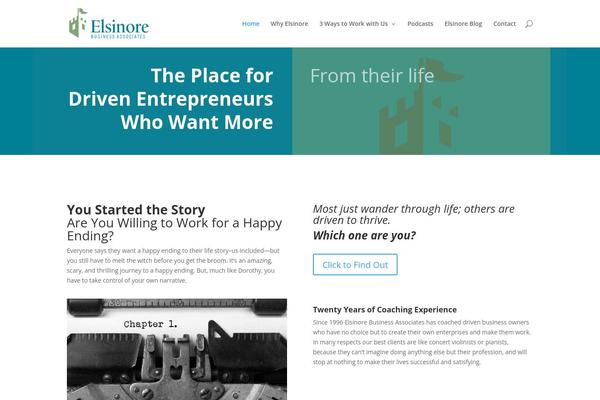 WordPress website example screenshot