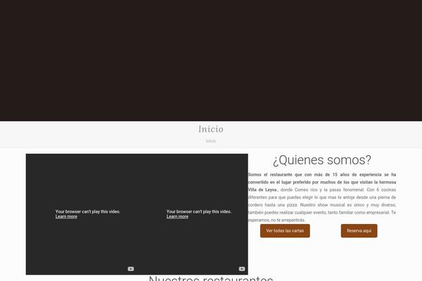 WordPress website example screenshot