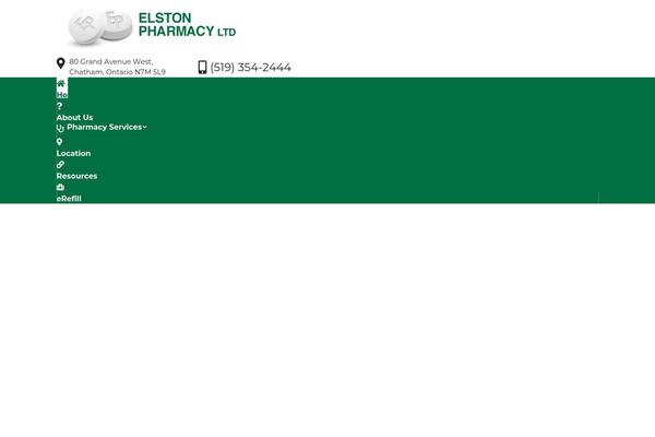Elston theme site design template sample