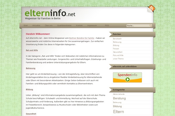 elterninfo.net site used Zinepress
