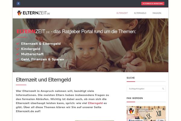 elternzeit.de site used Elternzeit_child_theme
