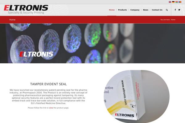 eltronis.com site used E-enfold