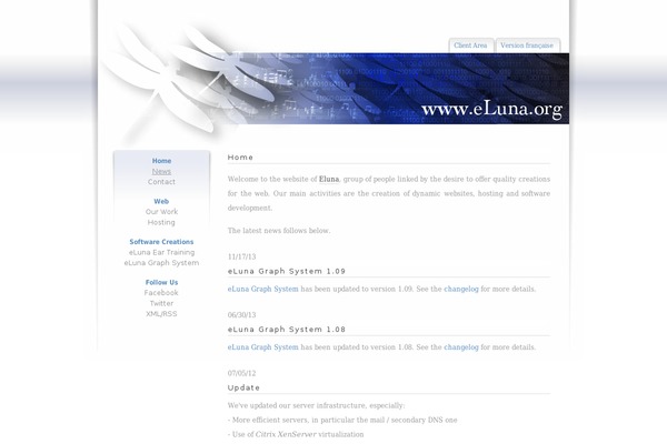 WordPress website example screenshot