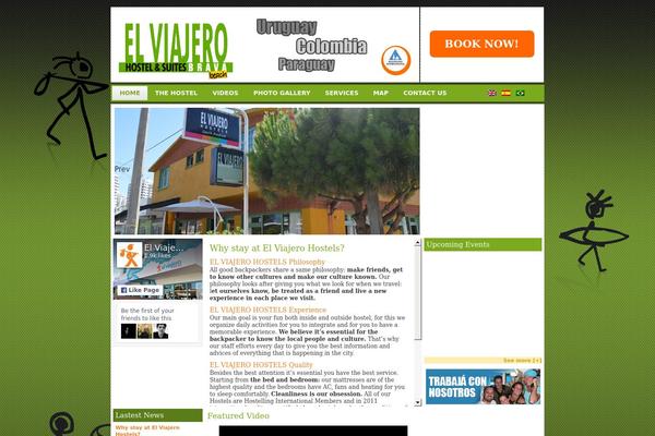 Viajero2012 theme site design template sample