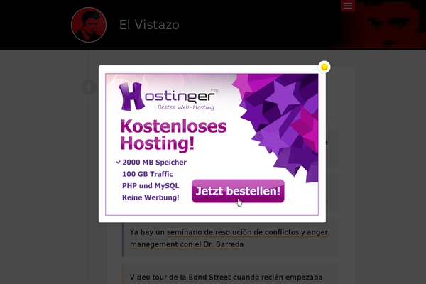 elvistazo.com.ar site used Lingonberry-elvistazotheme