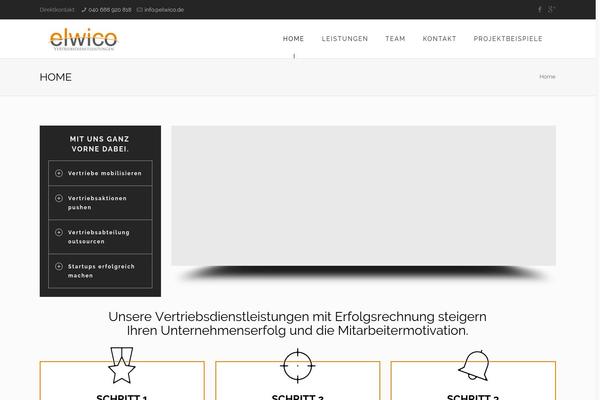 WordPress website example screenshot