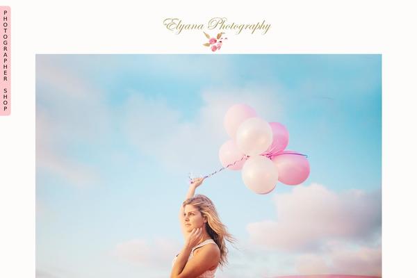 Prophoto4 theme site design template sample