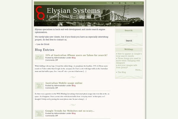 elysiansystems.com site used Connections-reloaded-elysian
