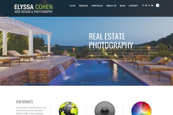 Enfold theme site design template sample