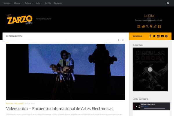 Hueman theme site design template sample
