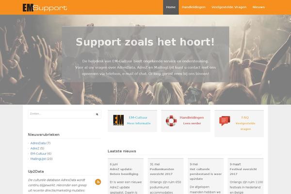 em-support.nl site used Supportpress