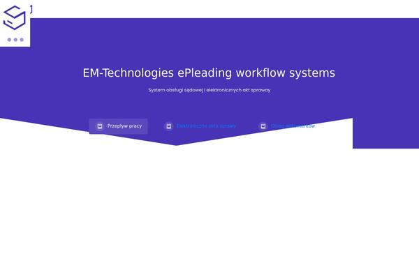 em-technologies.pl site used Sofbox