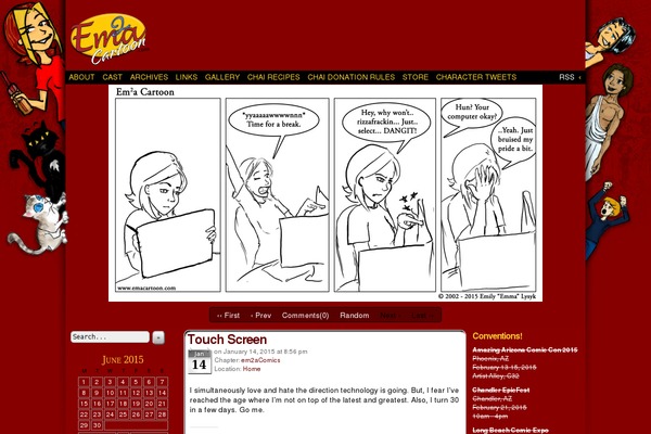 Site using Comic Easel plugin