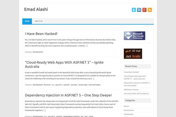 WordPress website example screenshot