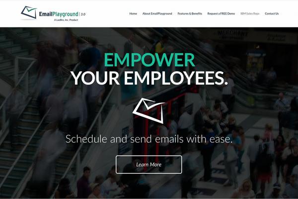 Enfold theme site design template sample