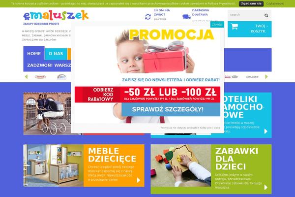 emaluszek.pl site used Easy-commerce