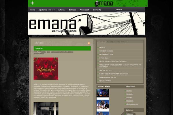 emanacomunicaciones.com site used THAT Music Theme