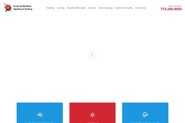 Impreza theme site design template sample