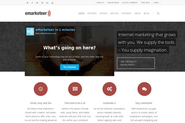 emarketeer.com site used Stratusx-child